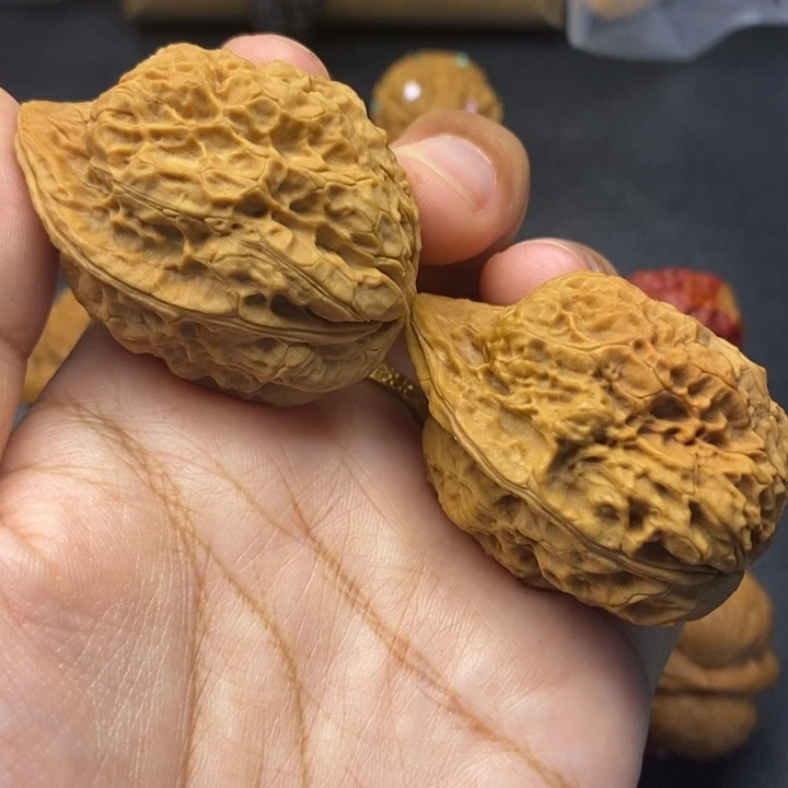 把件文玩核桃38尺鸭嘴兽金蟾
