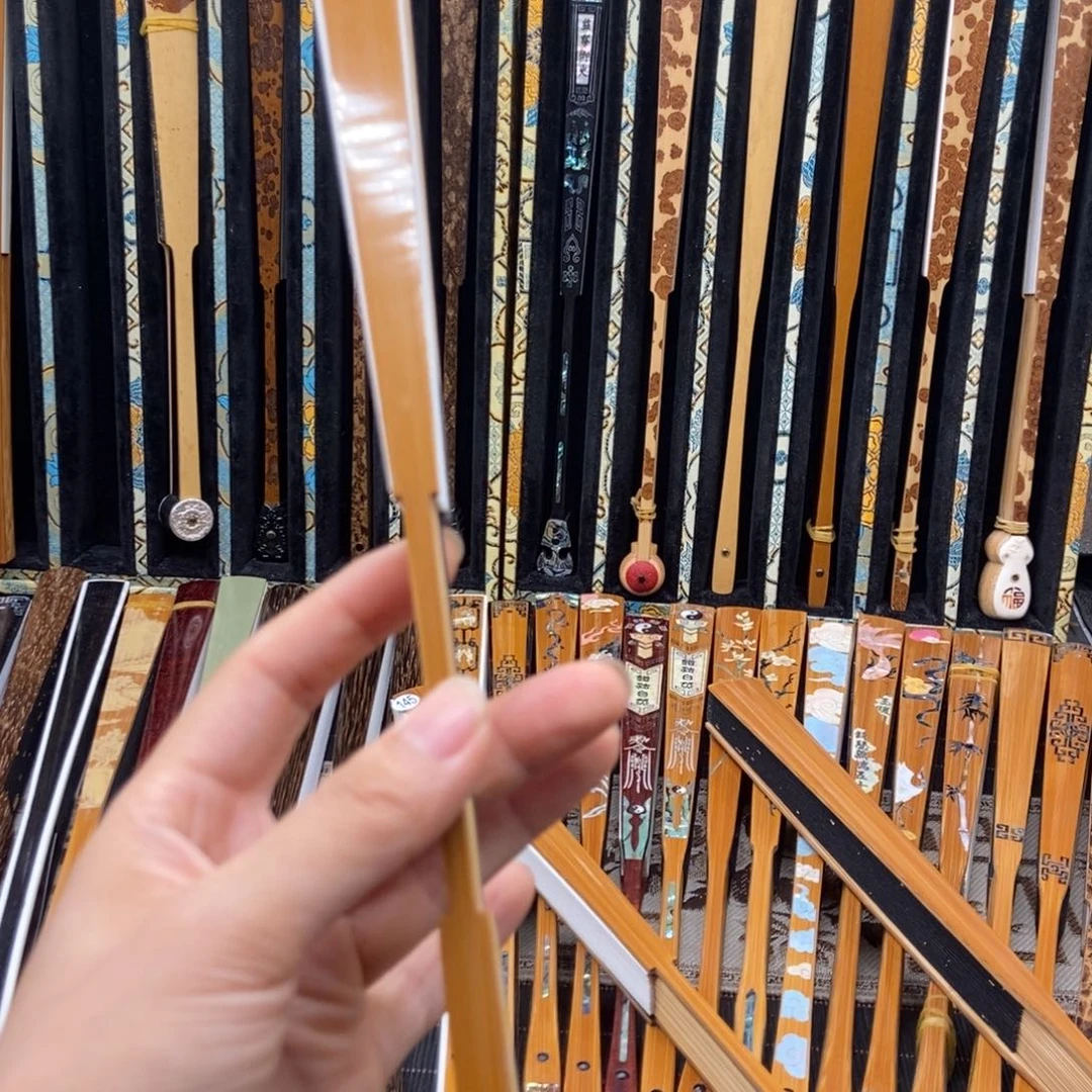 扇子纯手工入门老玉竹琴方