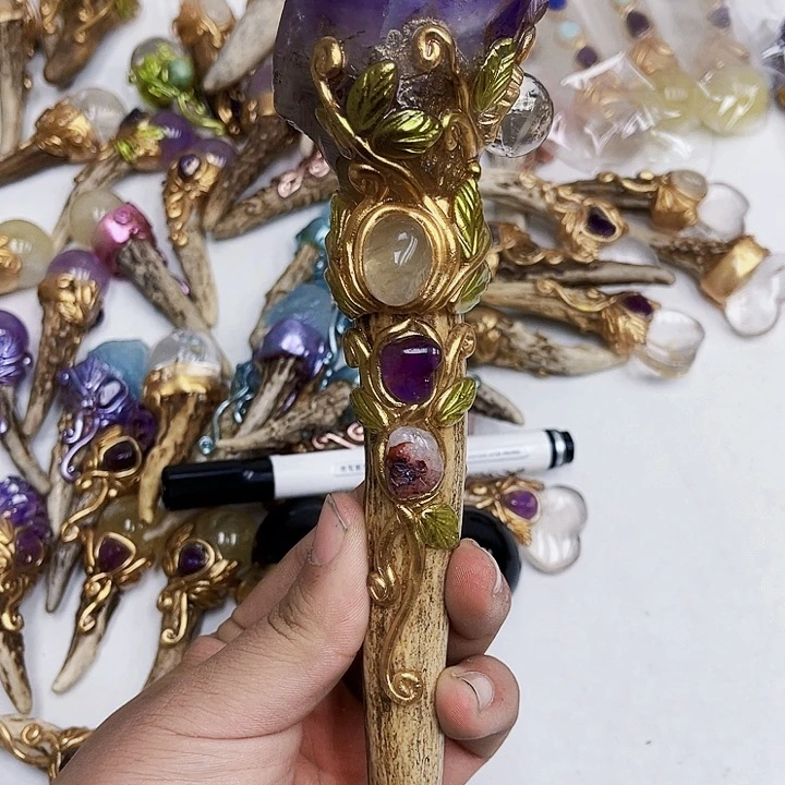 紫晶未镶嵌摆件水晶