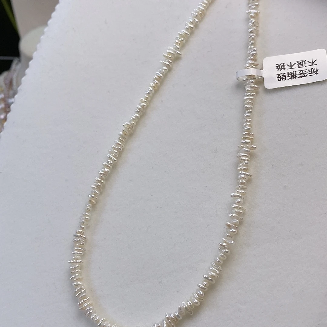颈饰银S925镶嵌淡水珍珠