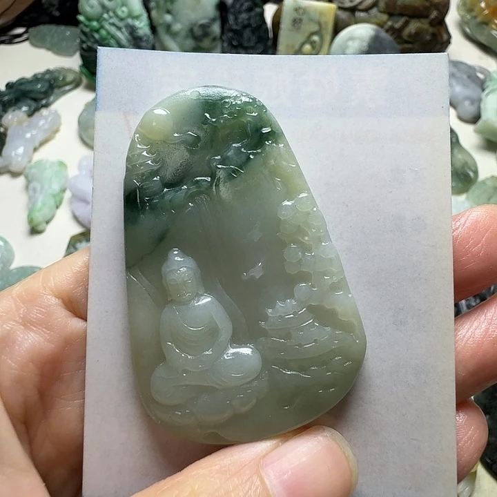 未镶嵌定制翡翠毛货