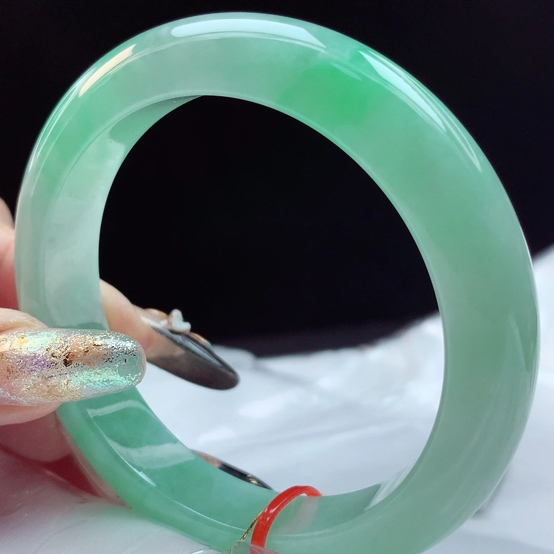 未镶嵌手镯翡翠55圈4913