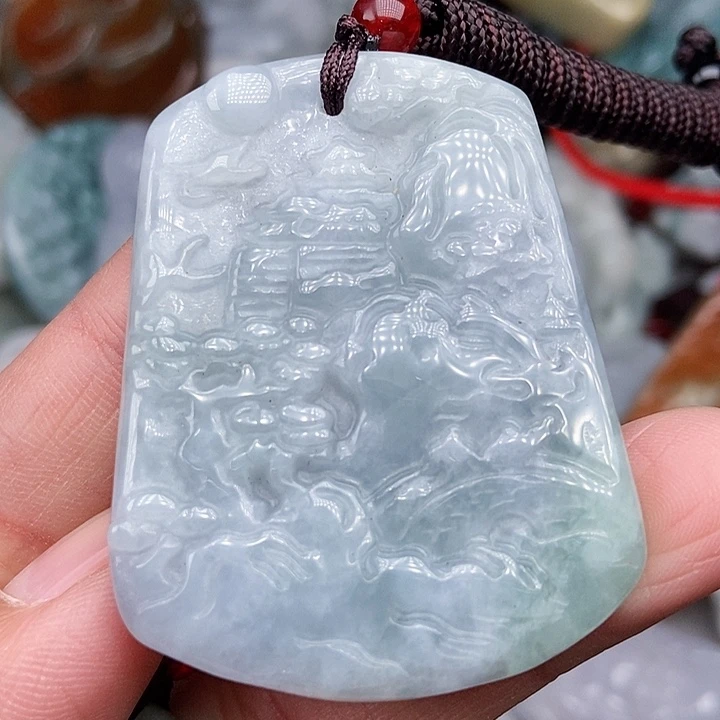 颈饰未镶嵌翡翠翡翠