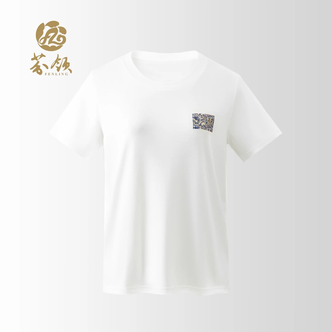 芬领- 白T合集-高级定制超舒适透气进口印花纯棉短袖T恤 SY1118