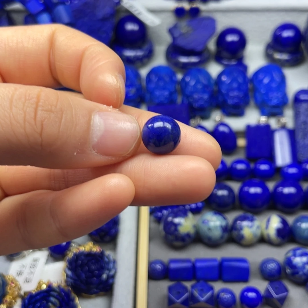 青金石单珠10+未镶嵌周*见