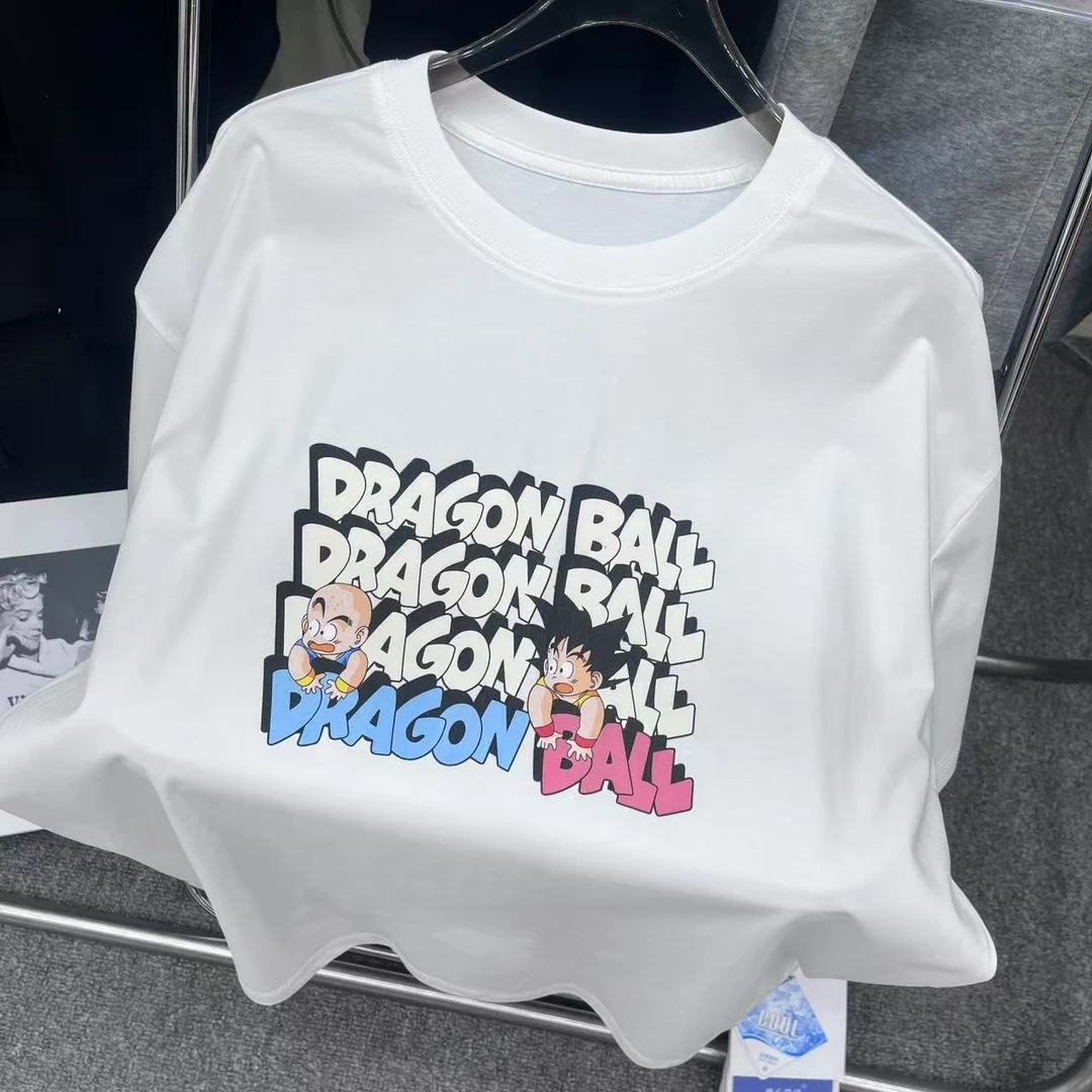 T84162白色青少年时尚潮流短袖T恤