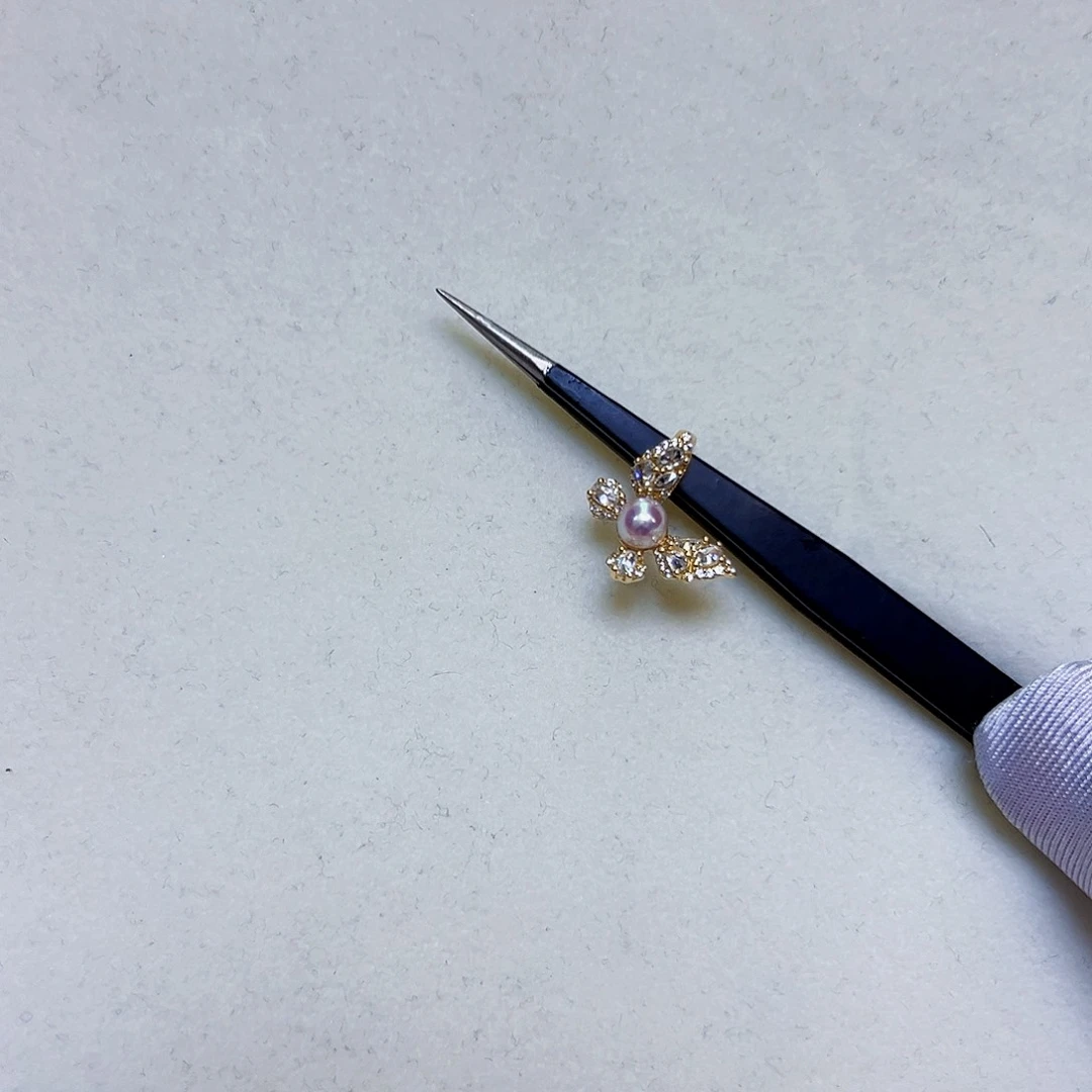 银S925镶嵌海水珍珠饰品可*星