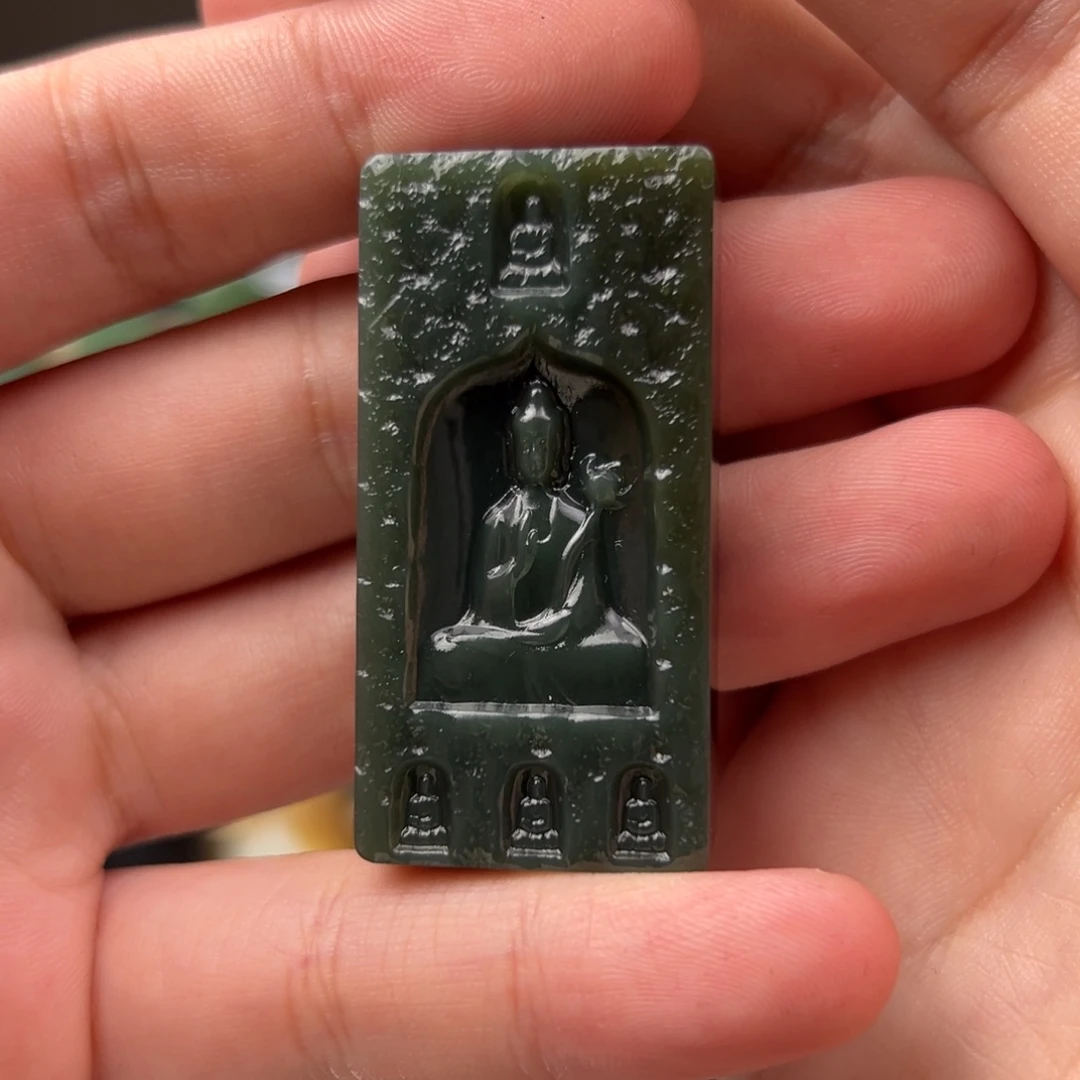 金***窑未镶嵌和田玉挂件