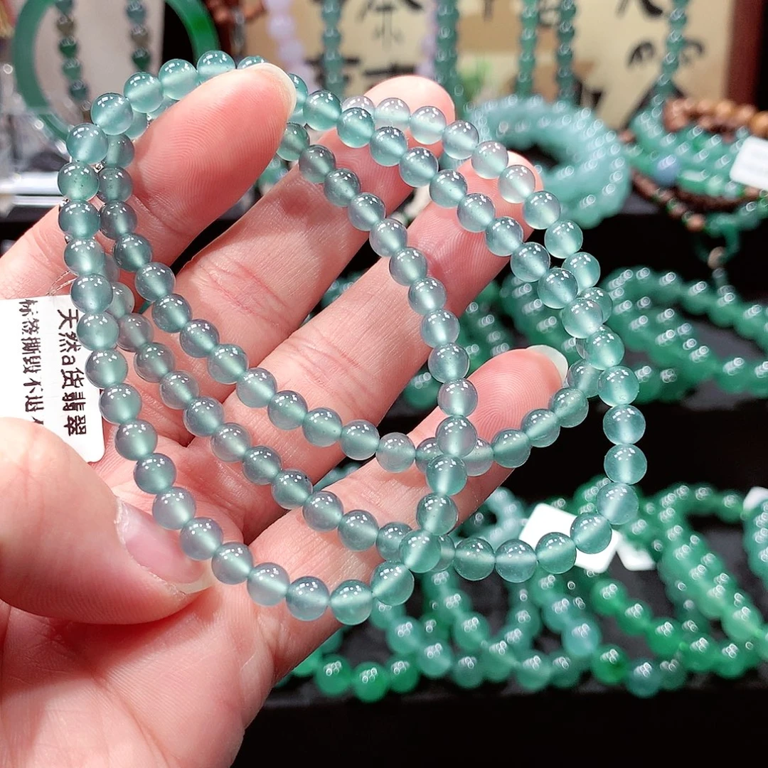 翡翠未镶嵌手链卡6