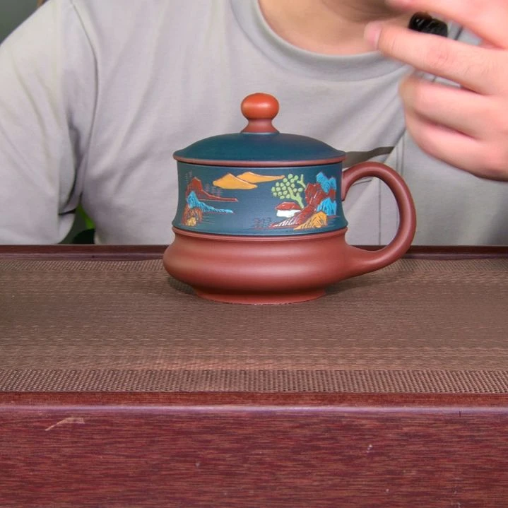 茶杯紫砂高货放漏