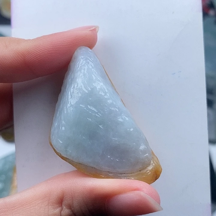翡翠未镶嵌颈饰天然
