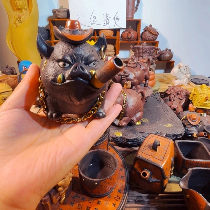 吕***酉紫砂茶壶纯手工制作过程就是