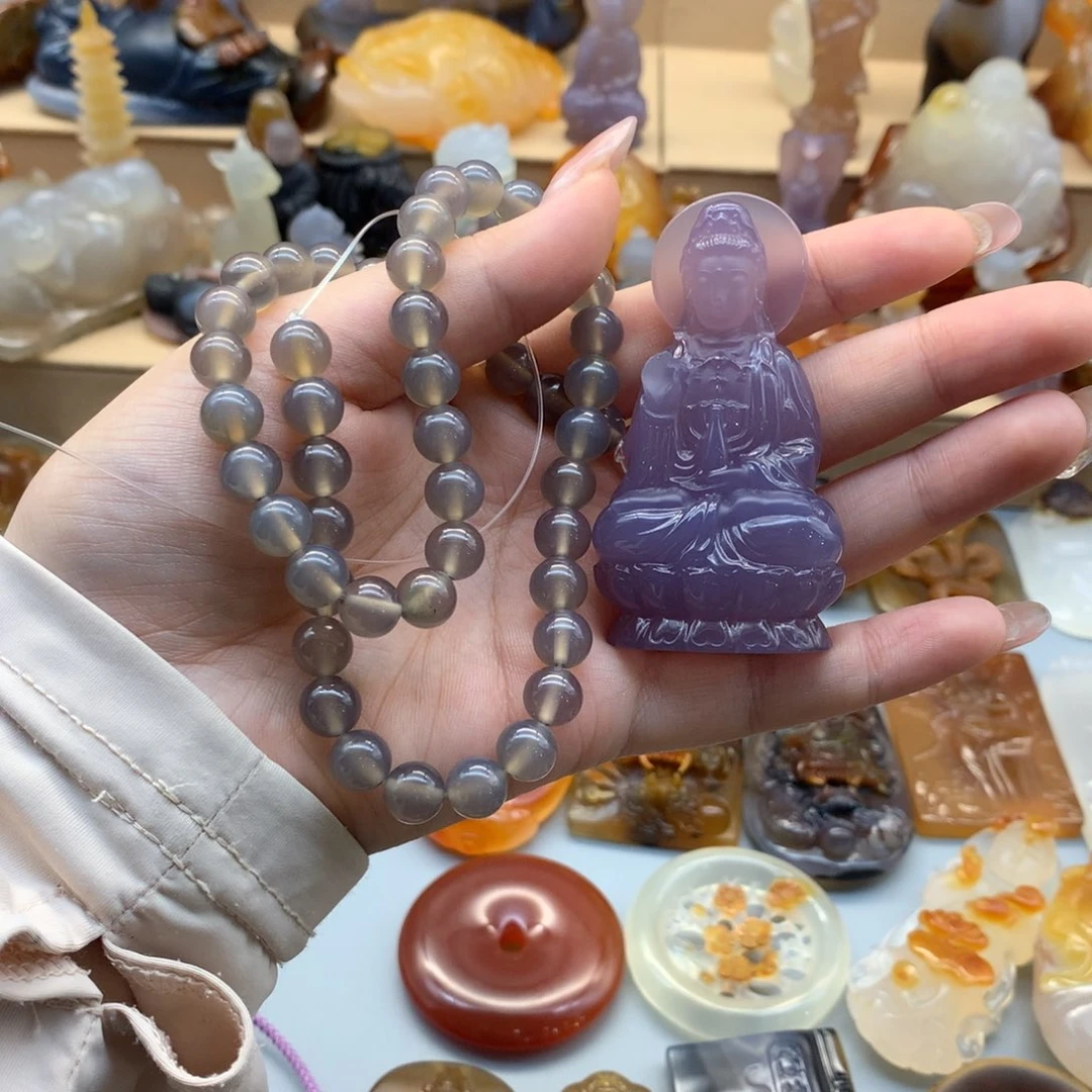 玛瑙/玉髓颈饰未镶嵌今***美