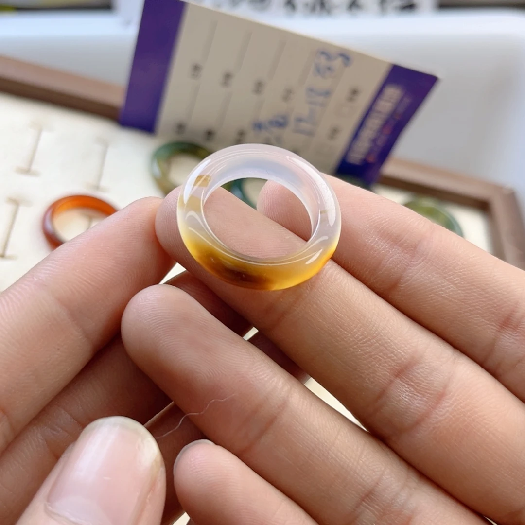 玛瑙/玉髓未镶嵌戒指153