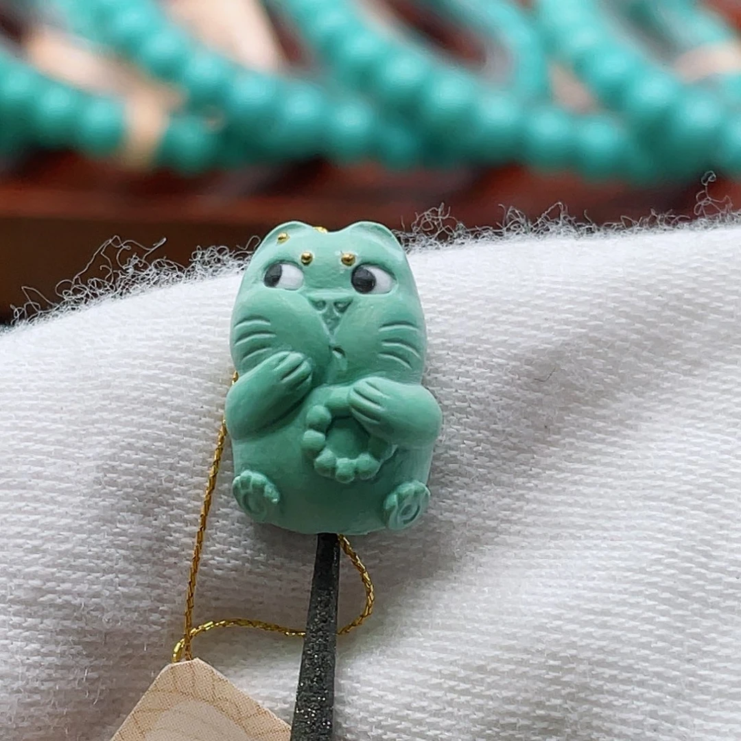 绿松石未镶嵌珠宝半成品