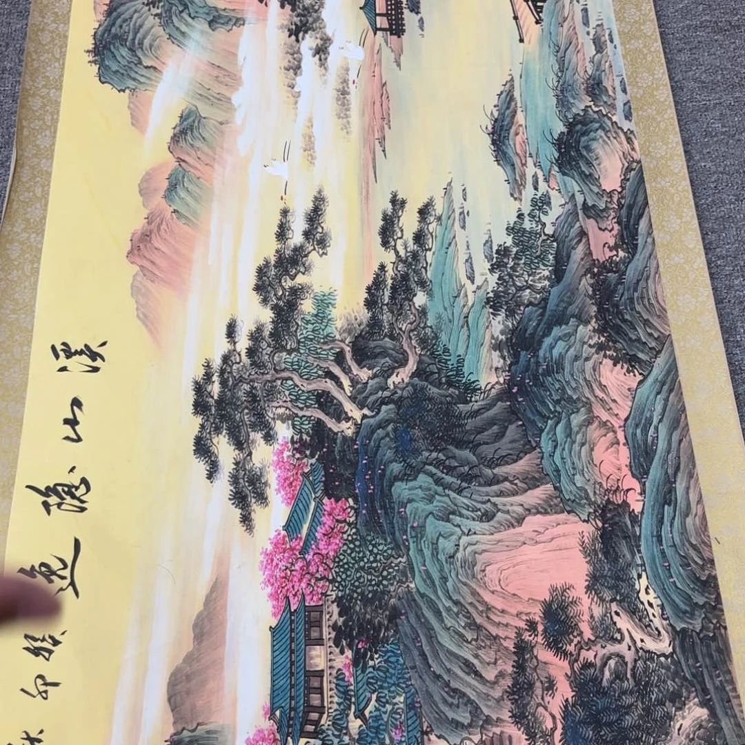 国画昌**丰QC原创横山水作品！带证书！限购一单