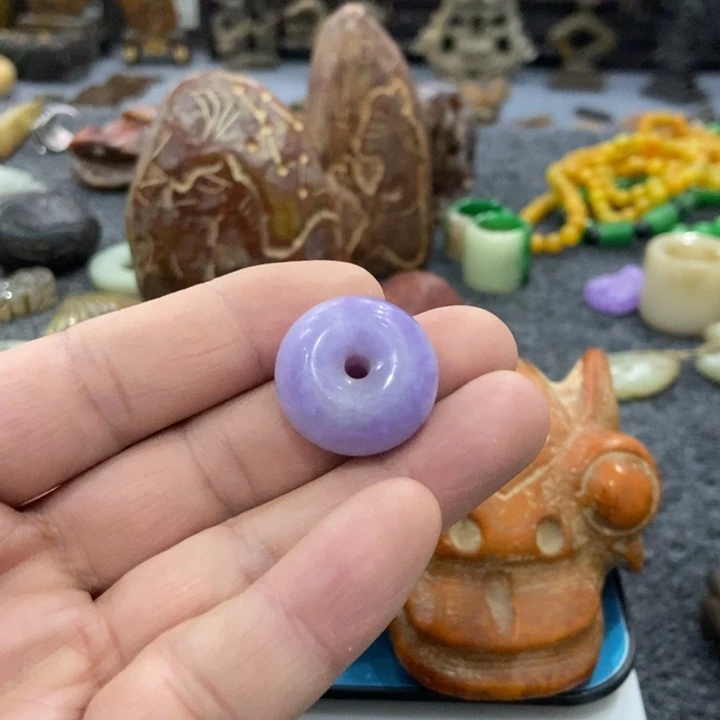 白玉菩提吊坠摆件