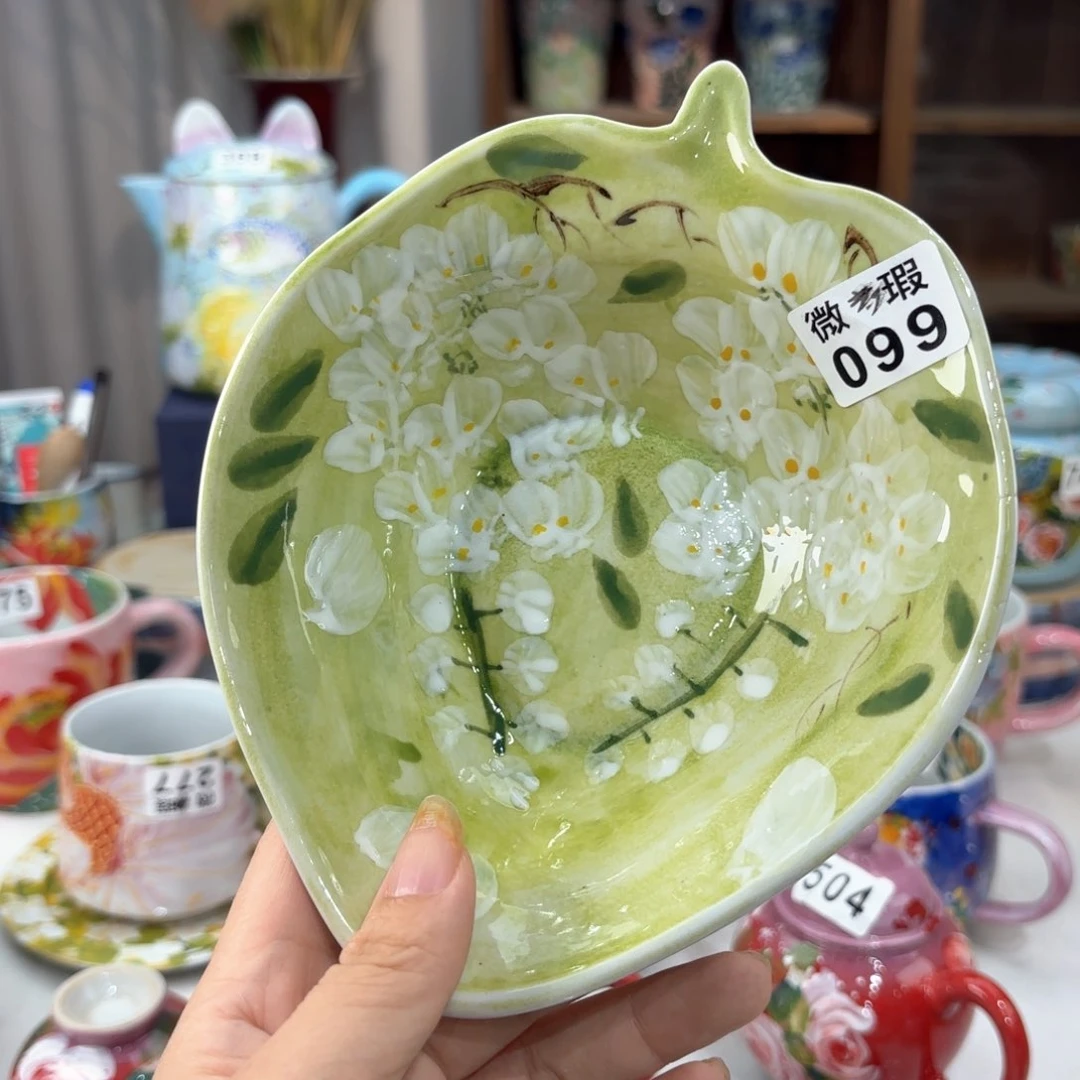 景德镇手绘高温釉下彩陶瓷茶具