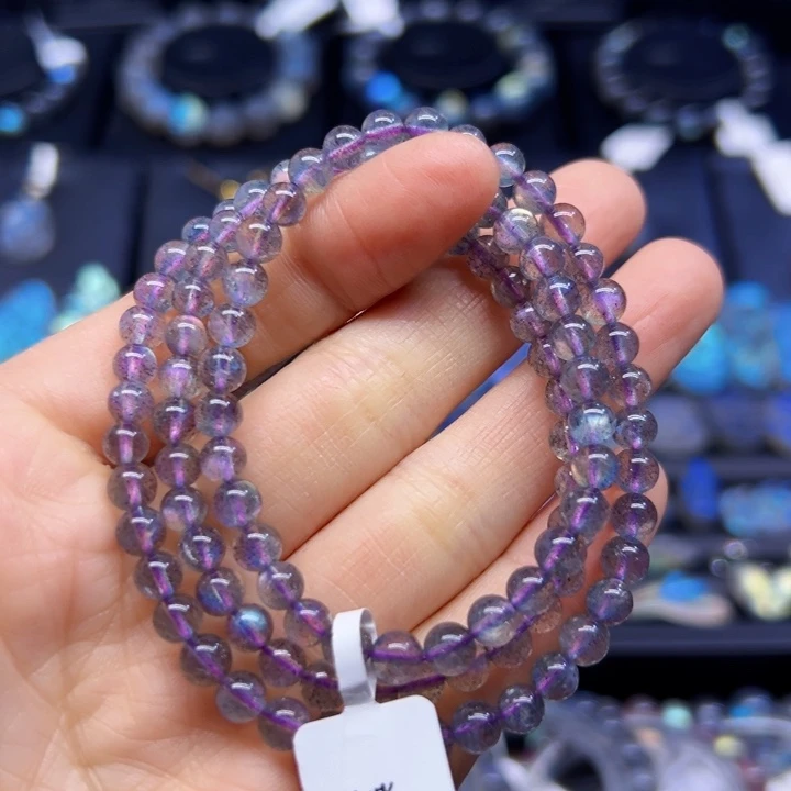 拉长石手串未镶嵌5.2左右