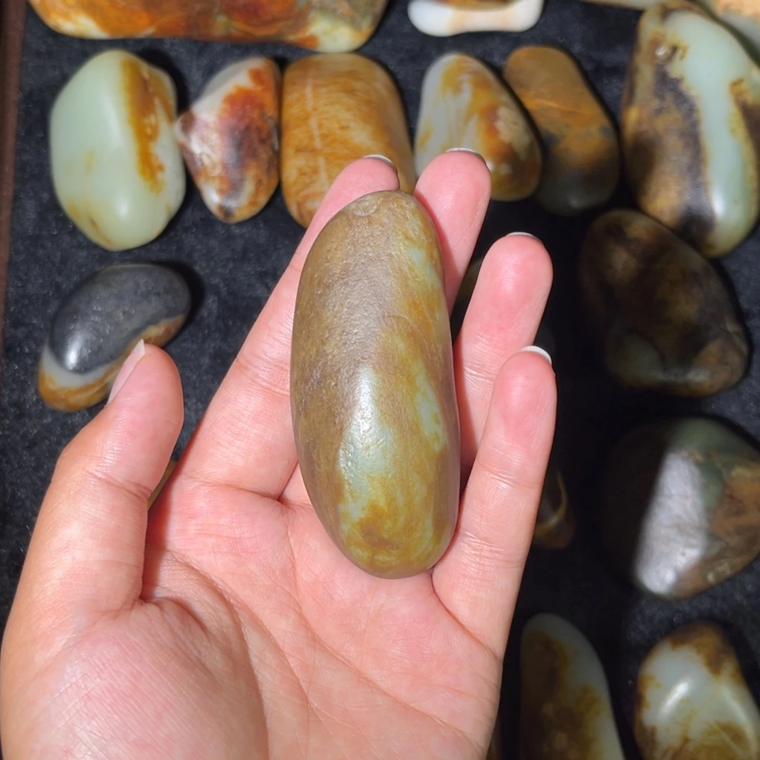 和田玉未镶嵌挂件84.5