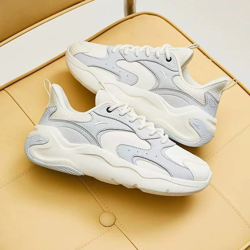 安踏引力休闲鞋男鞋女鞋夏季经典潮流厚底增高运动鞋情侣老爹鞋A