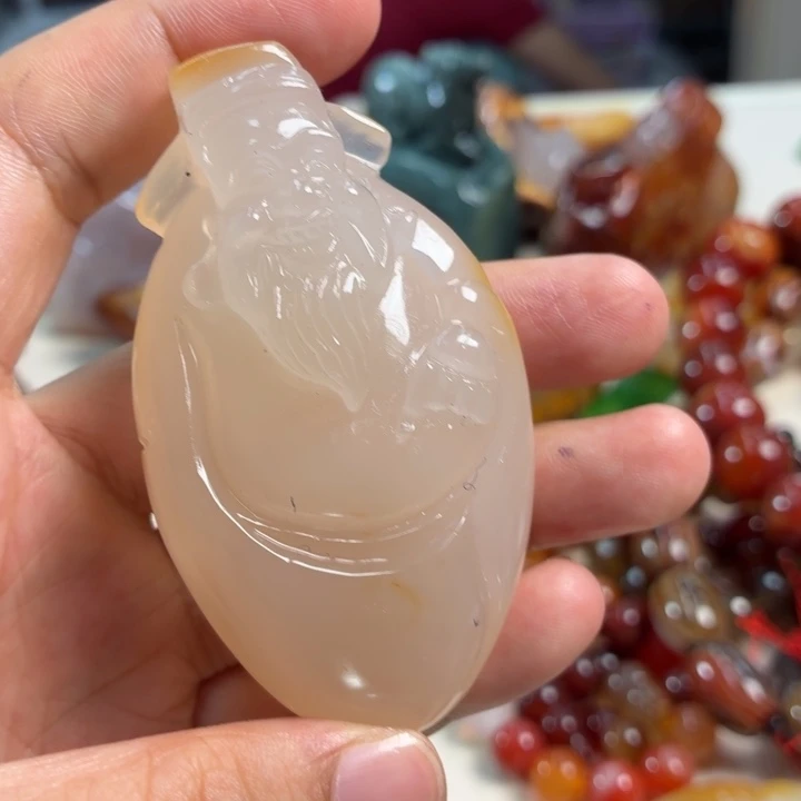 玛瑙/玉髓未镶嵌吊坠(不含链)