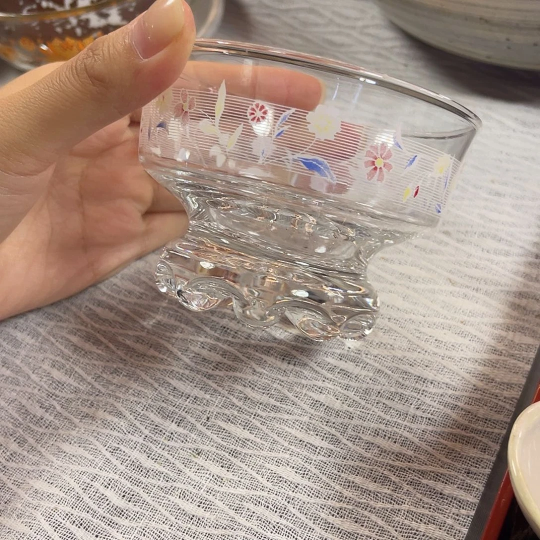 瓷片小花冰激凌碗酸奶碗21