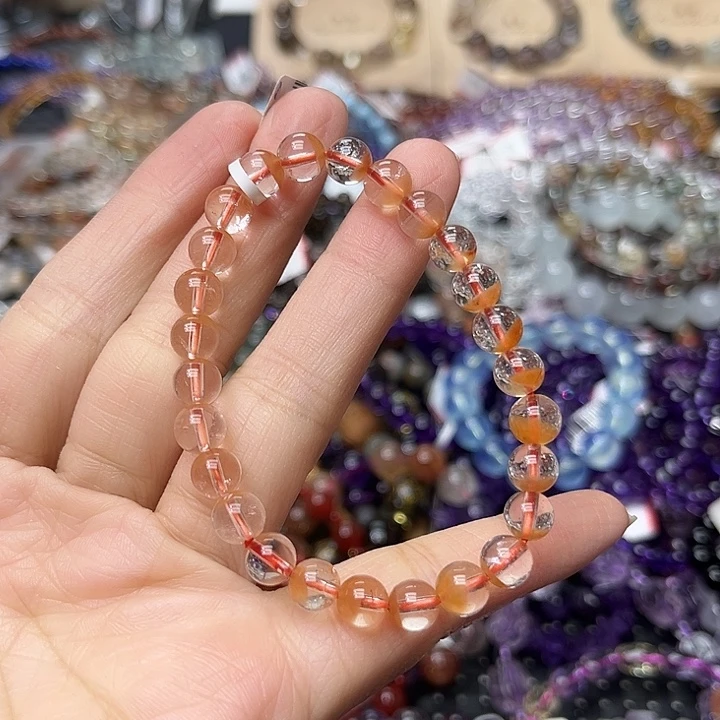 水晶手链未镶嵌多样性发一