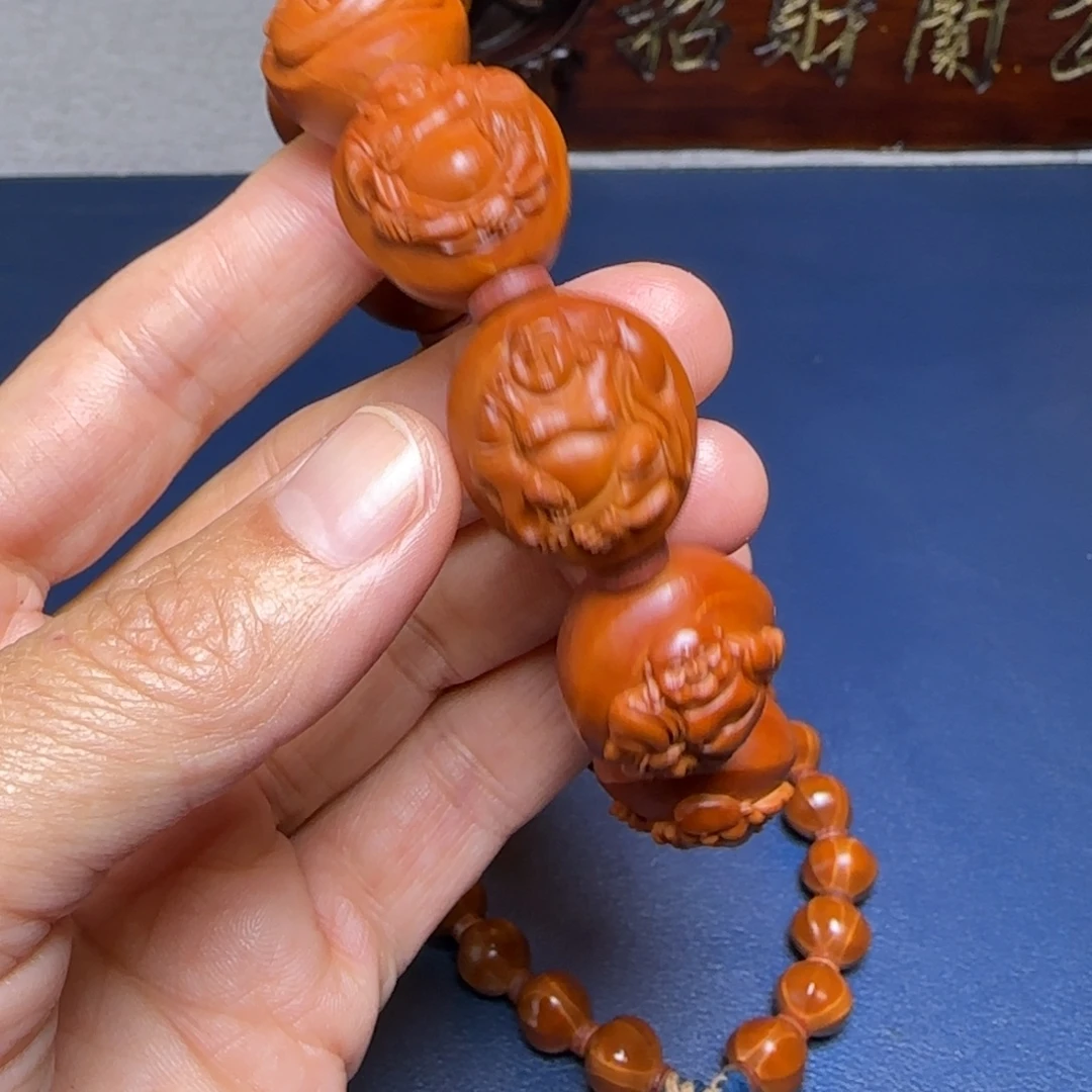 橄榄核手串/手链八宝弥勒