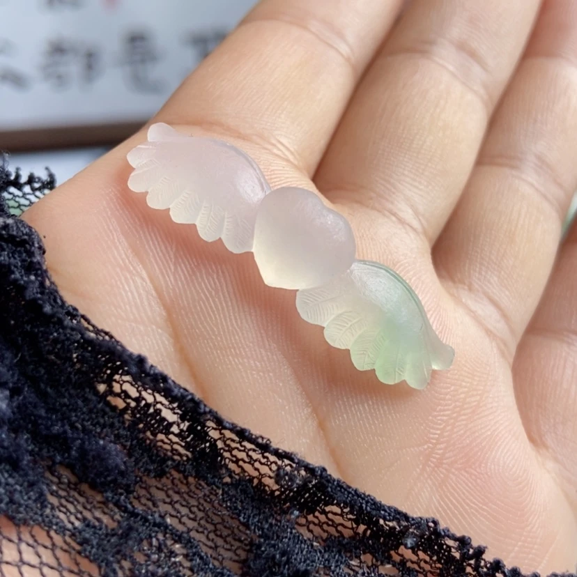 【闪购商品】未镶嵌定制翡翠天使手牌