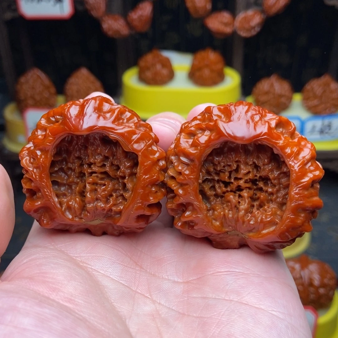 文玩核桃吊坠45聚宝盆