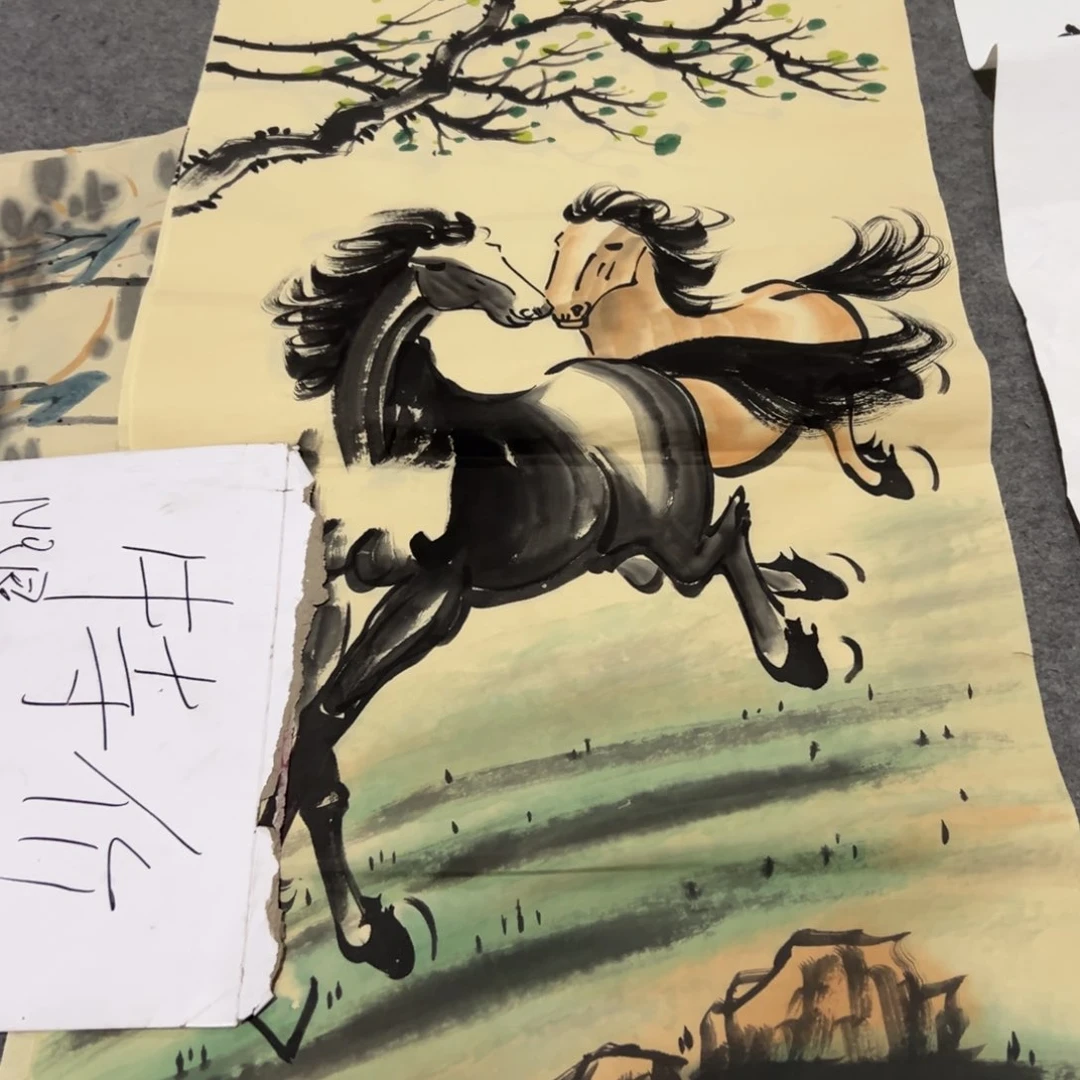 国画国画作品画心一张