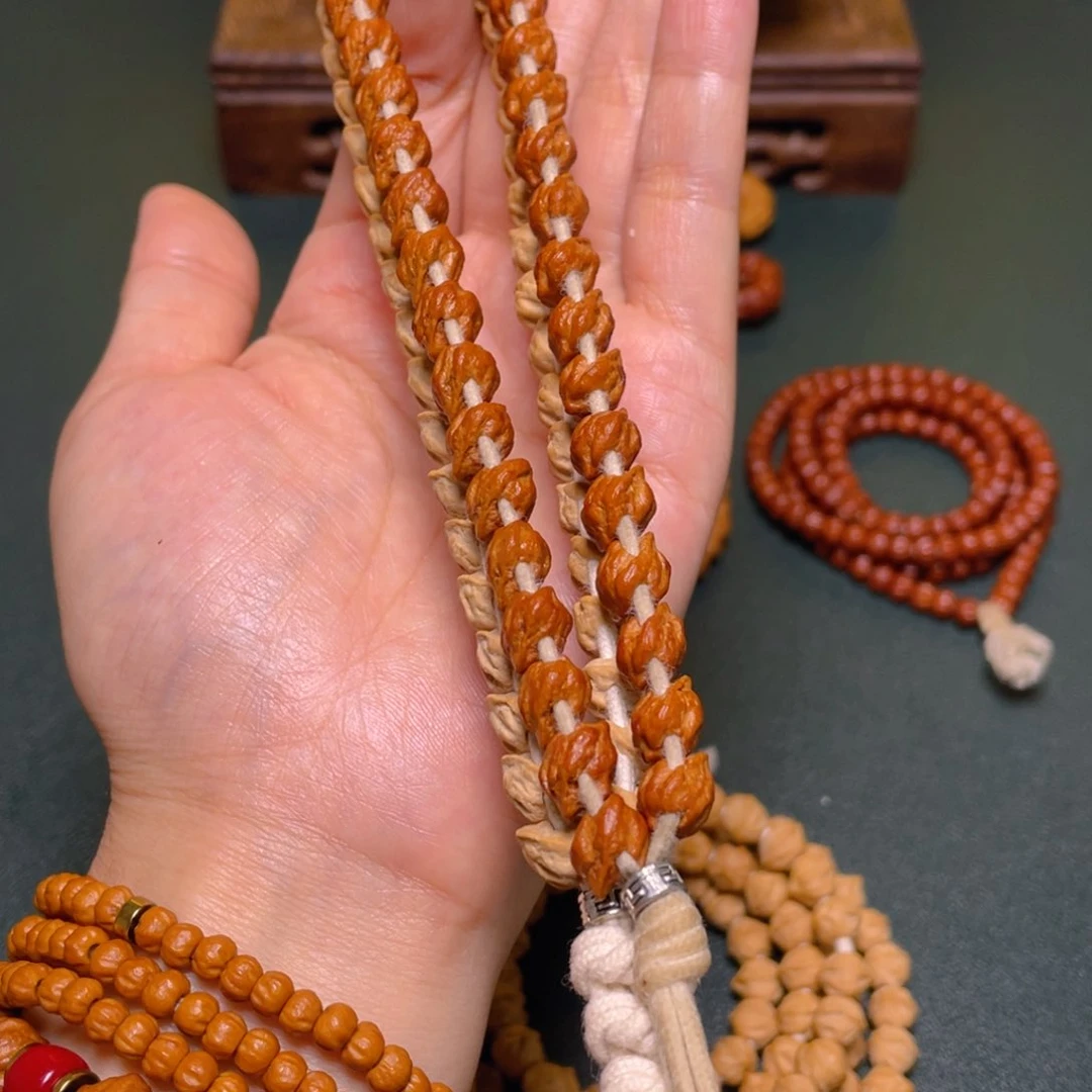 柏香籽/百香籽吊坠蛇骨手持