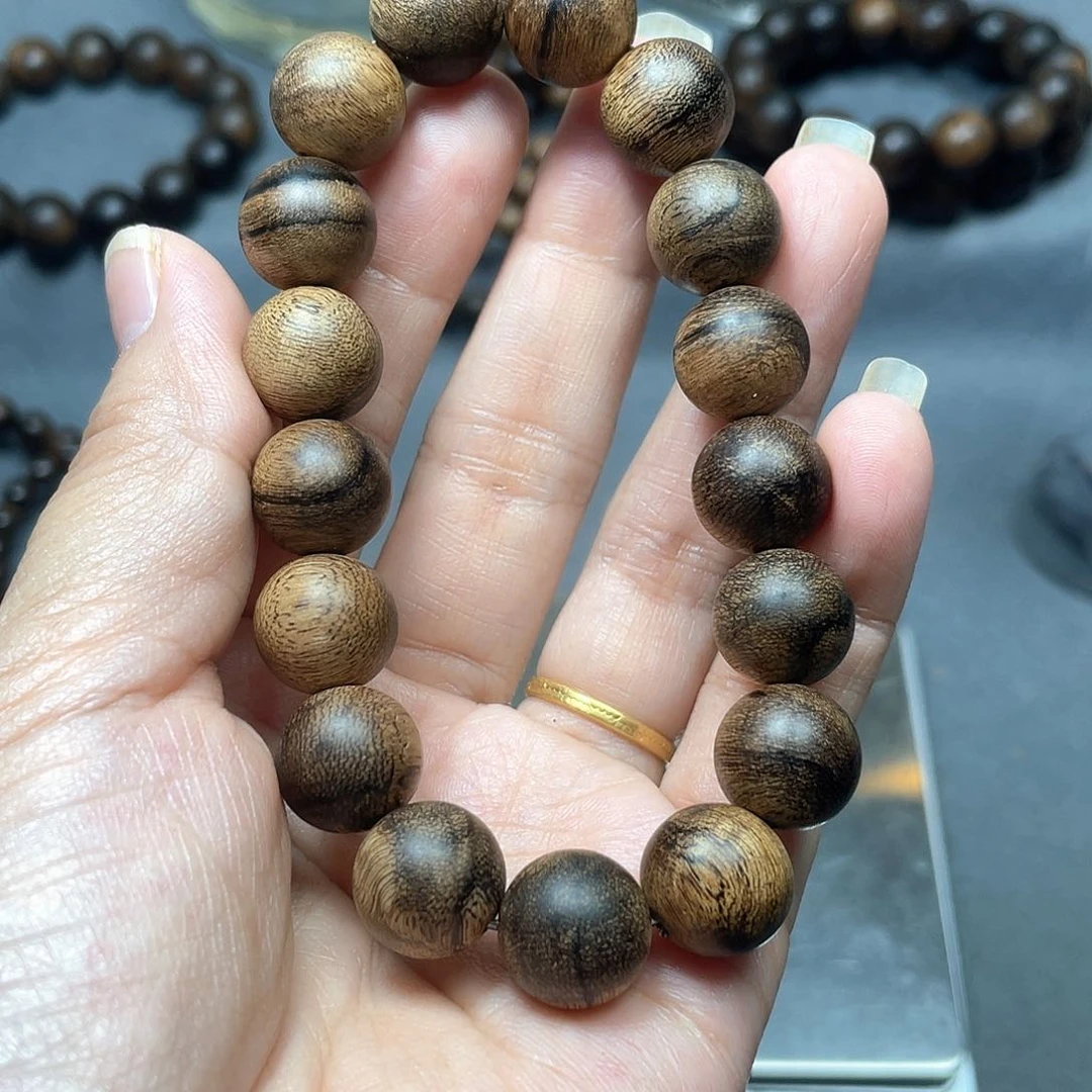 手串沉香白棋瘤疤1.2