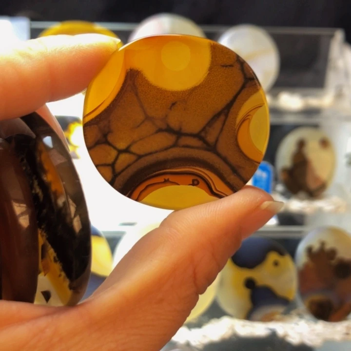 合金玛瑙/玉髓珠宝奇石120