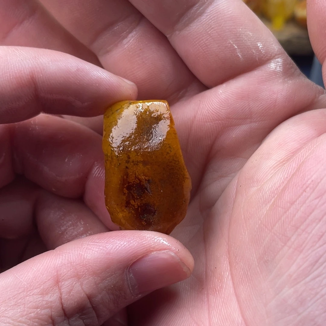 托***x定制琥珀未镶嵌蜜蜡订制葫芦