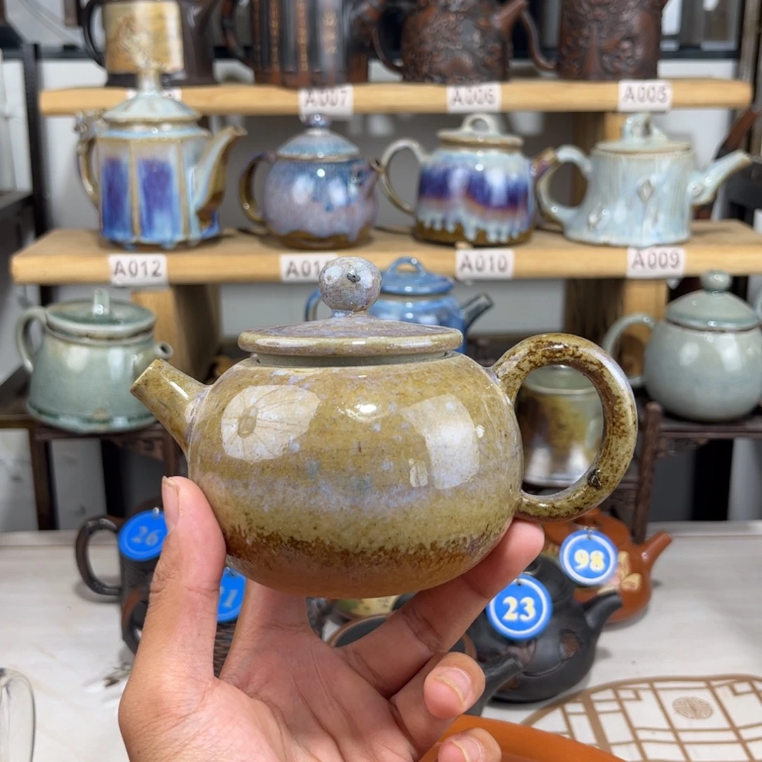 建水紫陶瑕疵柴烧福利款，建水紫陶传承全手工制作