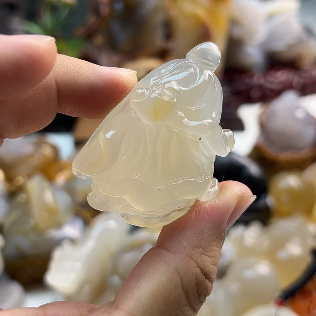 玛瑙/玉髓未镶嵌吊坠(不含链)