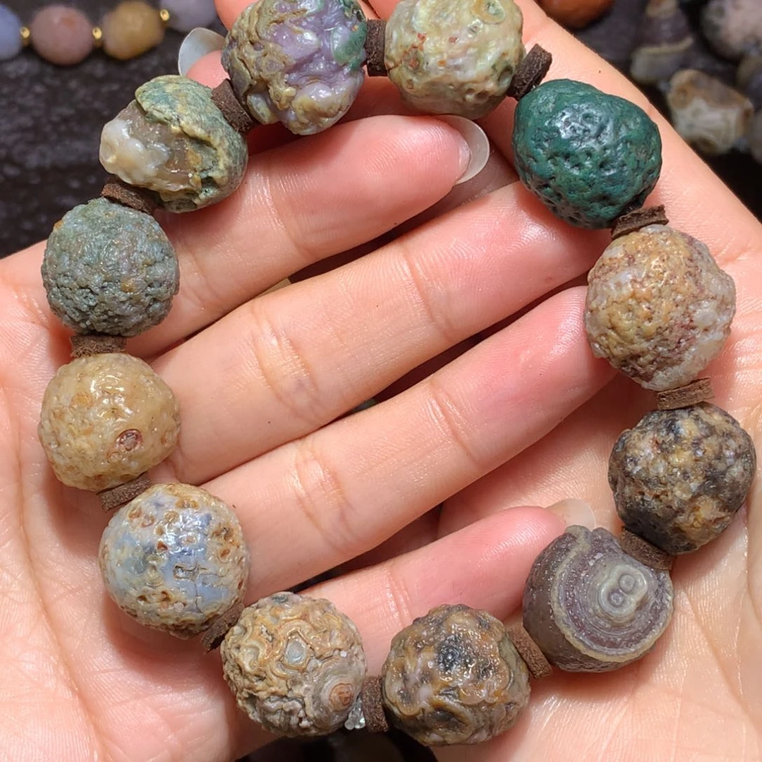 未镶嵌玛瑙/玉髓珠宝半成品