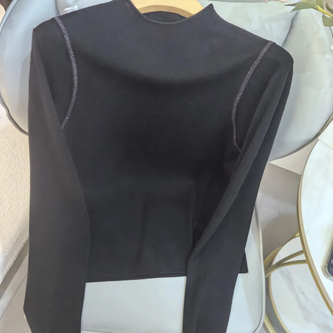 馨语家羊毛打底羊毛衫保暖百搭修身直播同价