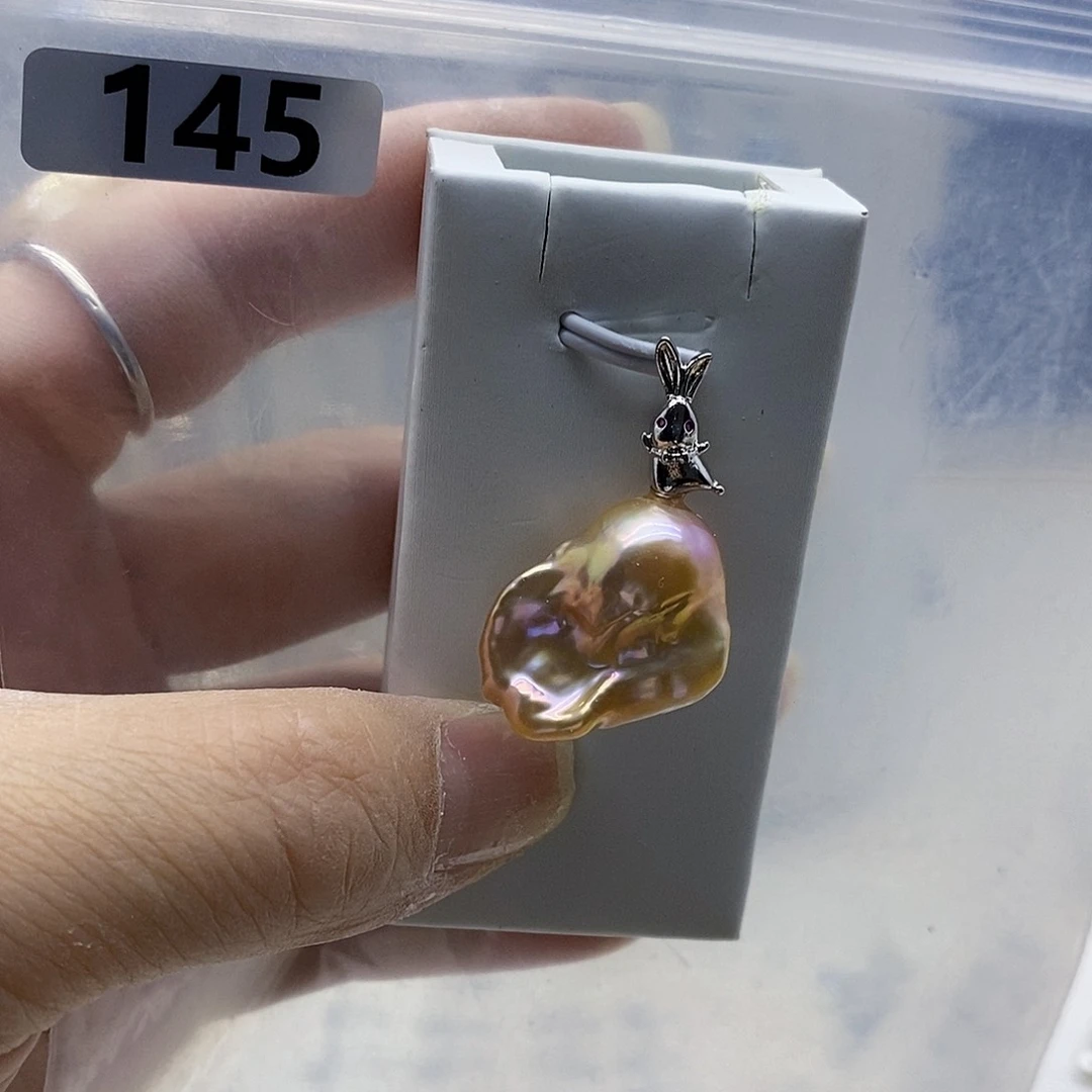 颈饰合金淡水珍珠