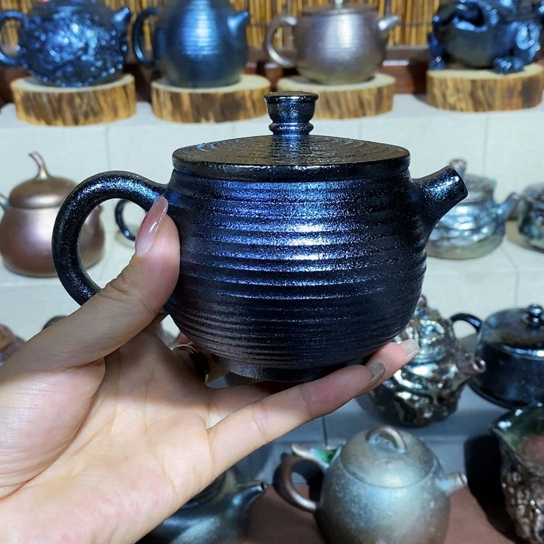 杯凡****^云南建水紫陶柴烧壶