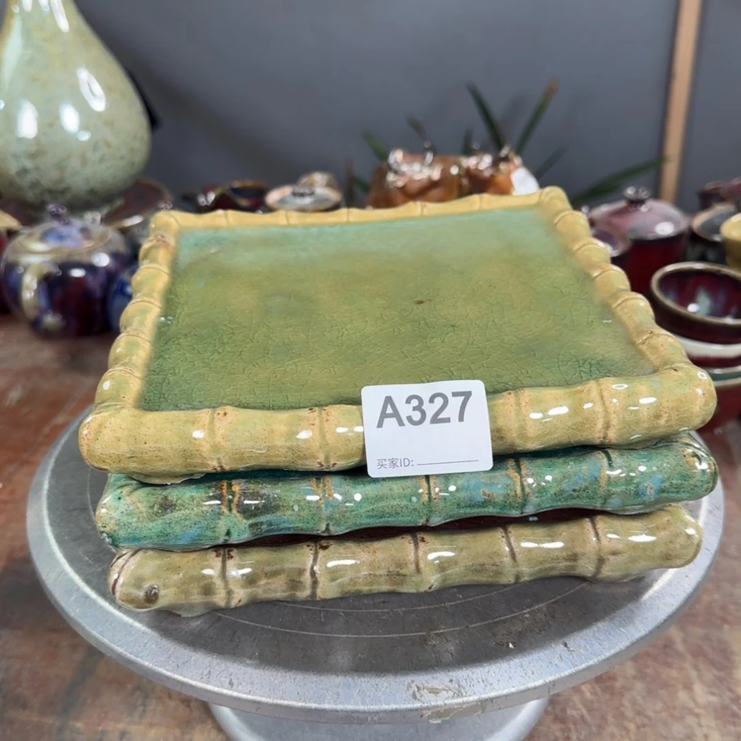 紫砂花盆峰**存327瑕疵品