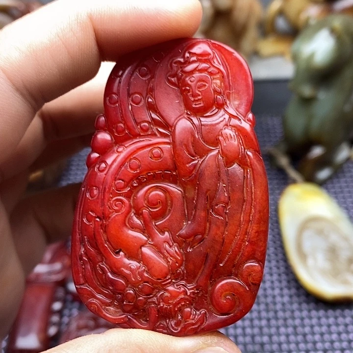 未镶嵌蛇纹石玉颈饰