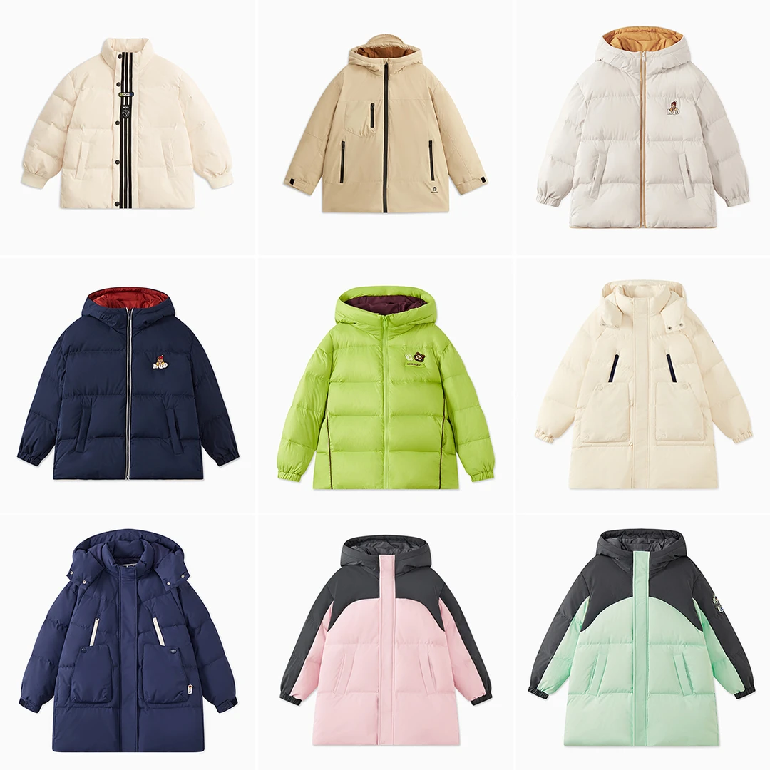 L92【先选尺码，再选颜色】MQD童装冬季新品休闲时尚羽绒服儿童保暖