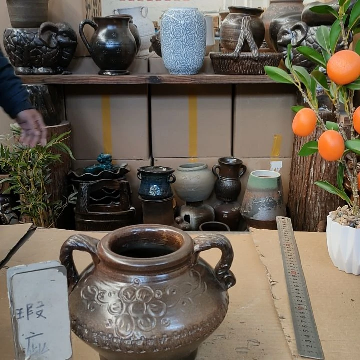 紫砂花盆瑕疵3211111111111把手不一样