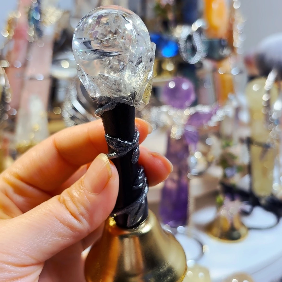 石材魔法铃铛水晶