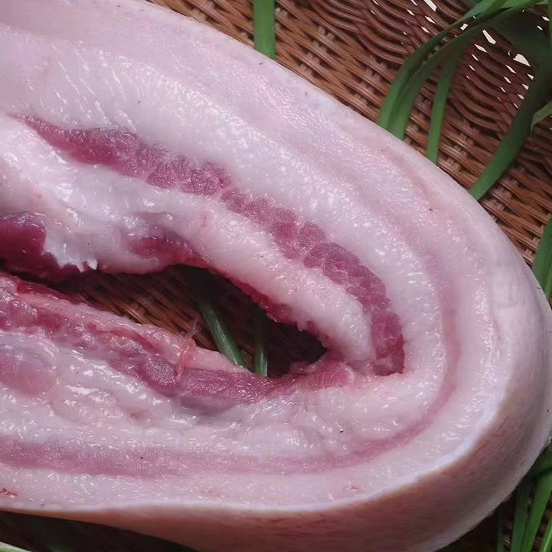 （五花肉）农家散养土猪带皮五花肉包邮肉质紧实肥瘦相间新鲜