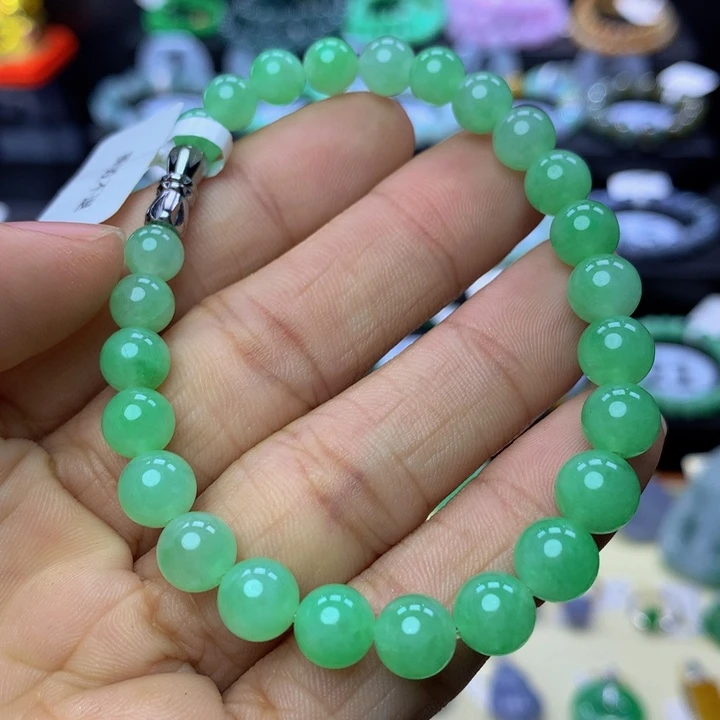 翡翠手链未镶嵌翡翠 7-8