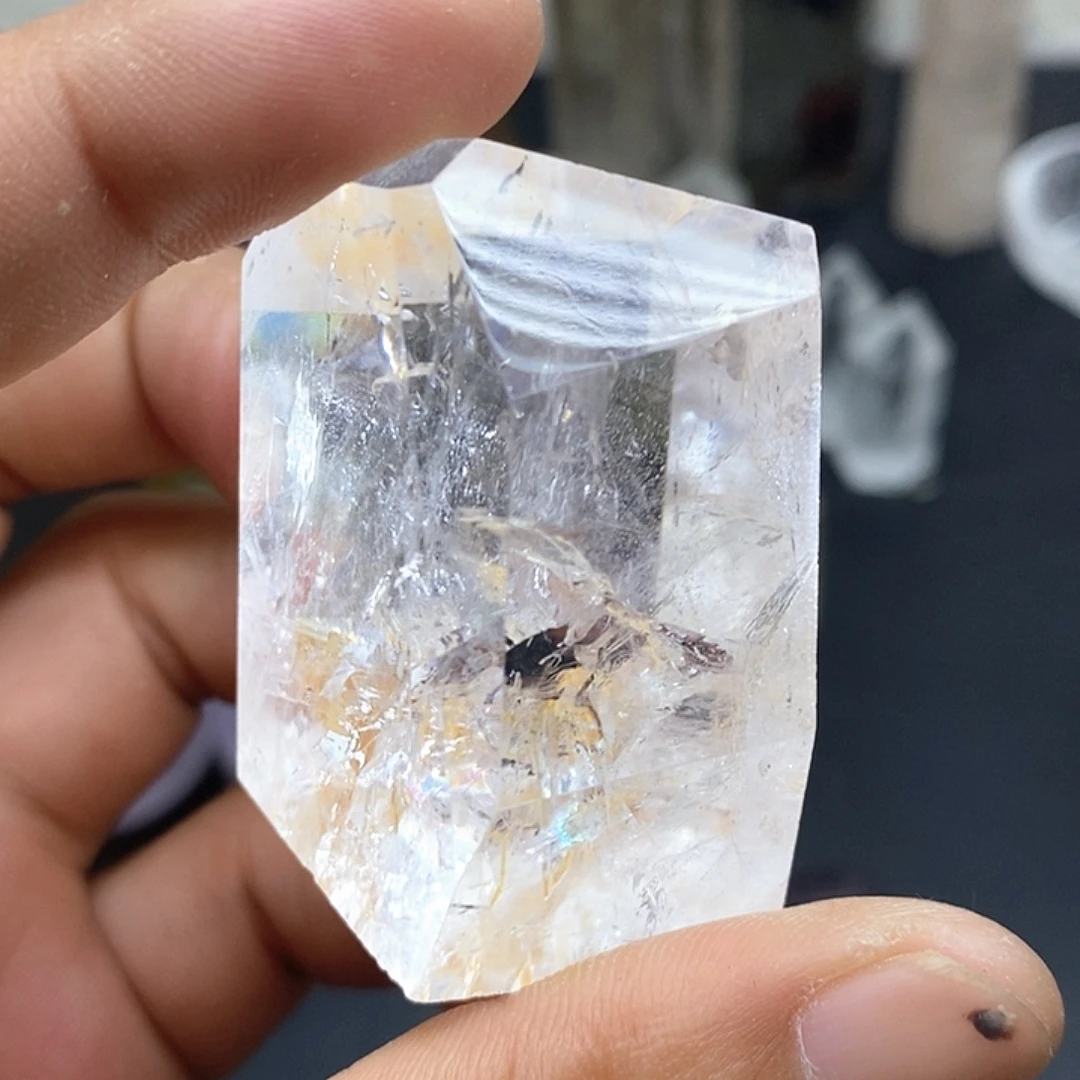 水晶珠宝半成品未镶嵌38水晶石